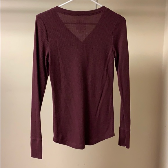 Maroon long sleeve, thermal - Picture 2 of 2